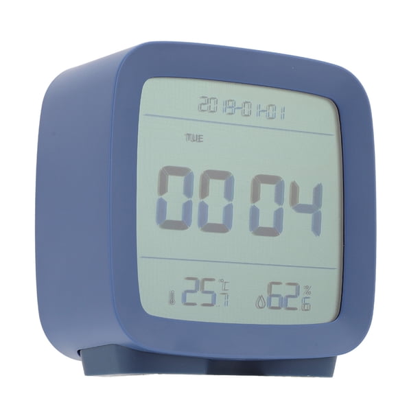Reloj Pequeño Con Pilas, Reloj Digital Inteligente Con Base De Goma Suave Para Dormitorio