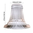 thumbnail image 3 of Ikohbadg Princess-Style Ceiling-mounted Dome Mosquito Net, Foldable Bed Canopy for Mosquito Protection, Elegant Bedroom Decor, Perfect Gift for Girls, 3 of 6
