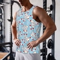 thumbnail image 5 of Logiee Baby Elephant Print Men's Workout Tank Top,Quick Dry Workout Tank Top,Gym Muscle Tee,Fitness Bodybuilding Sleeveless T Shirt-Medium, 5 of 7