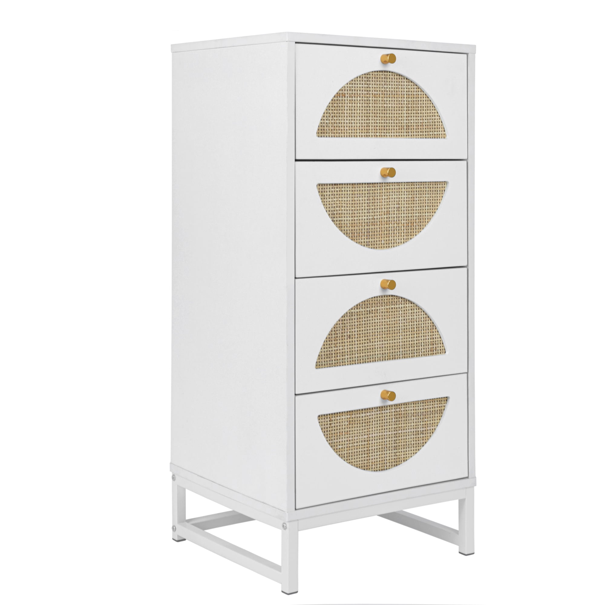 Resenkos Natural Rattans Chest of Drawer with 4 Drawer Dresser for Bedroom Diversified Storage Organizer Resenkos Natural Rattans Chest of Drawer with 4 Drawer Dresser for Bedroom Diversified Storage Organizer