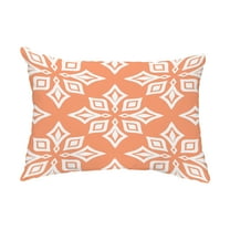 Simply Daisy, 14" x 20" Beach Star Coral Decorative Abstract Outdoor Throw Pillow