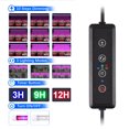 thumbnail image 3 of 4 Pack Led Grow Lights for Indoor Plants Full Spectrum WaterproofPlant Light Strip 10 Dimmable Levels 3 Working Modes Timer 3/9/12H Grow Lamp with Remote Control for Indoor Plant Growing, 3 of 8