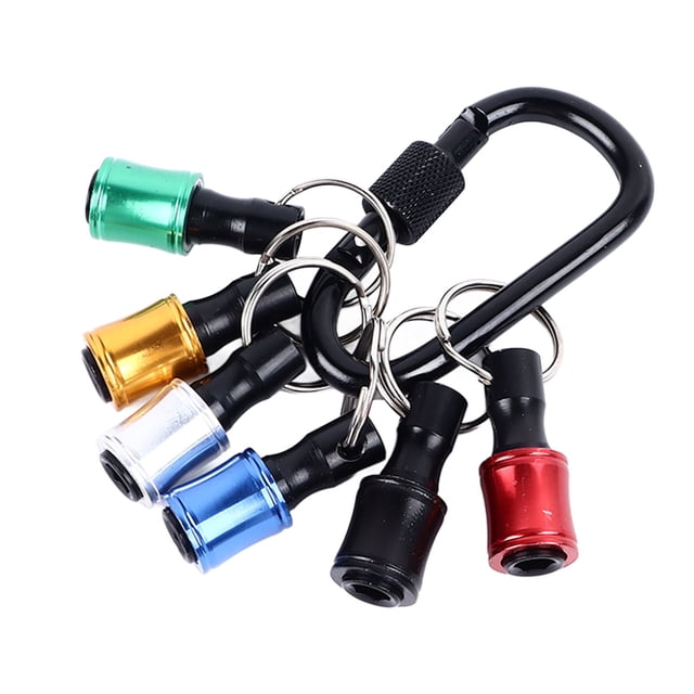 Adaptador de tornillo de taladro para llavero varilla de extensión para llavero con vástago hexagonal de 1/4 pulgadas para punta de destornillador ANGGREK Otros