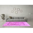 thumbnail image 3 of Ahgly Company Indoor Rectangle Abstract Purple Modern Area Rugs, 2' x 4', 3 of 4