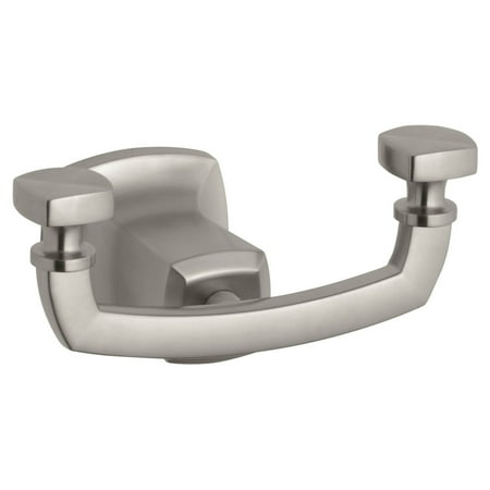 Kohler K-16256-BN Margaux Double Robe Hook - Vibrant Brushed Nickel