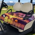 thumbnail image 3 of Yuyamidu Sunset Golf Cart Seat Covers Soft Club Car Seats Cushion Covers Coconut Tree Golf Cart Seat Towel Blanket Fits in Club Car More 2 Person Seats Golf Carts, 3 of 8