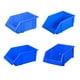 thumbnail image 4 of Speravity Paquete de 10 cajas de almacenamiento de PE fáciles de ubicar y que ahorran espacio, apilables y estables, con gran capacidad de carga Herramientas eléctricas Azul X1: 180*120*80mm, 4 of 6