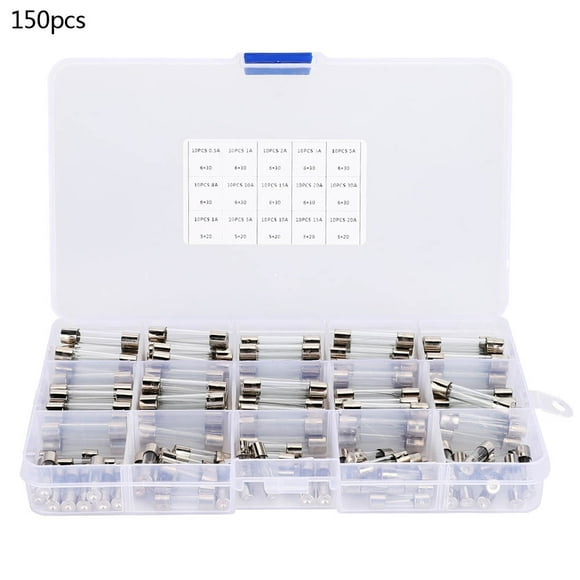 Glass Fuse,150pcs Glass Tube Fuse Glass Fuse Glass Tube Fuse Performance Driven