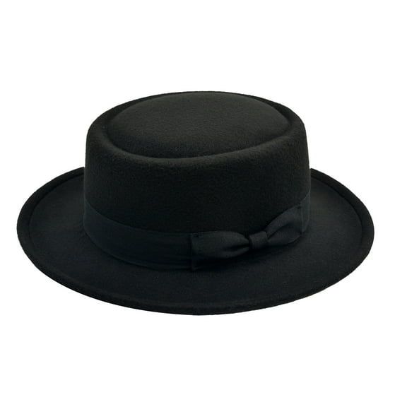 Western Pork Pie Hat Wide Brimmed Hat Gift for Boyfriend Hat Wide Brimmed for Travel for Outdoor Gatherings