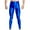 Blue B, variant on Men's Shiny Glossy Pants Stretchy Nylon Smooth Leggings Tights Pants for Yoga Running Gym Workout Green B
