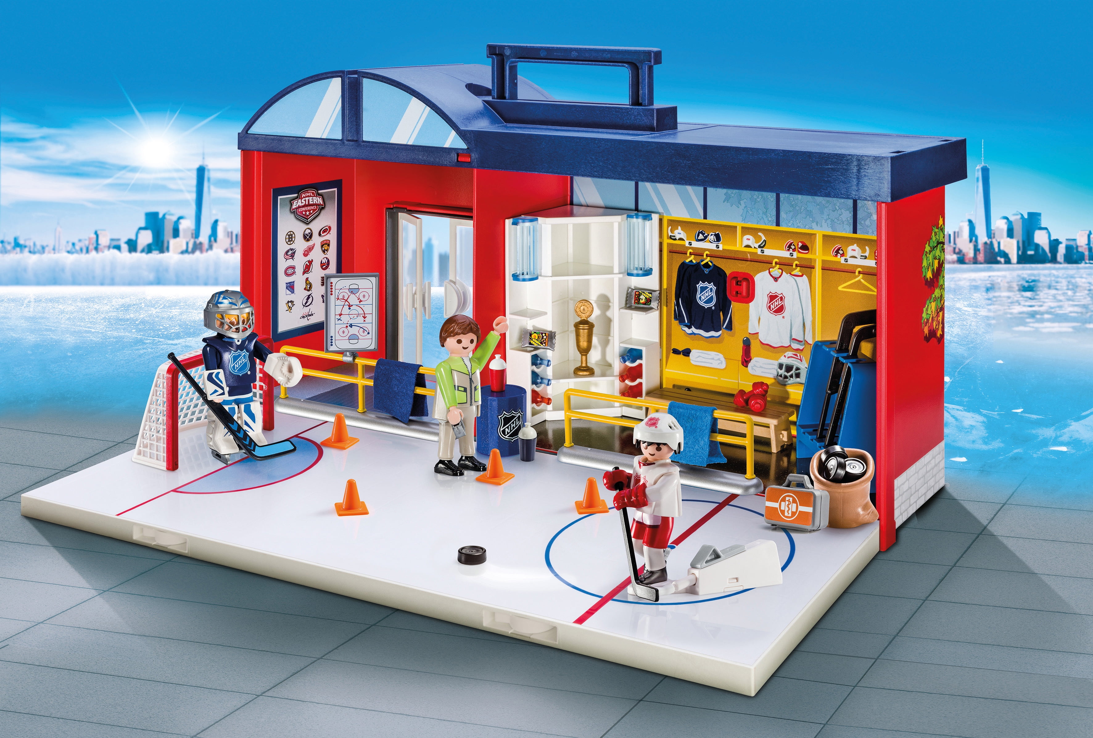  Playmobil NHL Stanley Cup Presentation Set, White