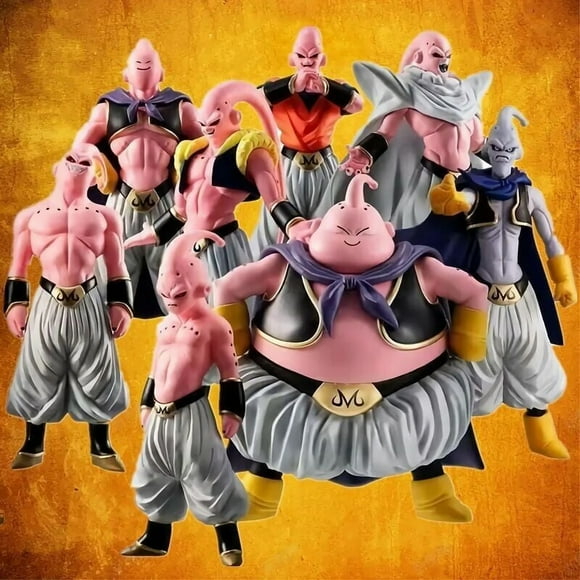 8 Pcs Ensembles de Figurines Dragonball Z, 14 Pouces Dragon Ball DBZ Articulé Ensemble de Figurines d'Action, Idéal pour Noël Anniversaire Saint-Valentin Cadeaux pour Enfants et Fans