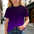 thumbnail image 6 of RMGVDSD Boys Summer Tops Gradient Color T Shirts For Kids Short Sleeve Crewneck Tees Graphic T-Shirts School Fashion Tshirts 10-11 Years, 6 of 6
