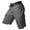 Dark Gray, variant on Men's Urban Lightweight Cargo Shorts Water Resistant Rip Stop Cotton Outdoor Hiking Shorts With 9 Pockets