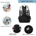 thumbnail image 4 of FORMRS Unisex School Backpack 17" Student Travel Bag with Laptop Compartment, Red Trains Pattern, 4 of 7
