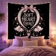 thumbnail image 2 of Locked in Love Heart Padlock Tapestry Wall Hanging, 2 of 7