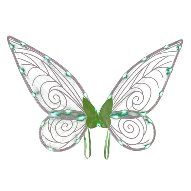 Xihbxyly Ángel de Apoyo Led, Diseño Plegable, Correas Elásticas para Los Hombros, Accesorio de Fotografía Iluminado, Perfecto para Halloween, Cosplay, Fiestas de Cumpleaños, 60 X 48 Cm, Incluye Pilas