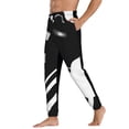 thumbnail image 3 of Kdxio Abstract Monochrome Profile Pattern Joggers,Sweatpants for Men with Pockets-Large, 3 of 5
