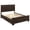 Dark Cocoa, variant on Kauffman Wood Queen Storage Panel Bed Dark Cocoa