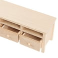 thumbnail image 6 of LEORX Dollhouse Furniture Beige Wood 1Set 5.9X2.2X1.9In, 6 of 8