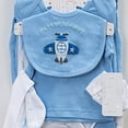 thumbnail image 4 of YDFCWX Layette Newborn Set Preemie Baby Boy Girl Clothes Baby 8-Piece Set 3 Months Layette Set 8PCS Set Baby Outfits Boy Gifts Layette Set for 0-3 Months,Blue, 4 of 4