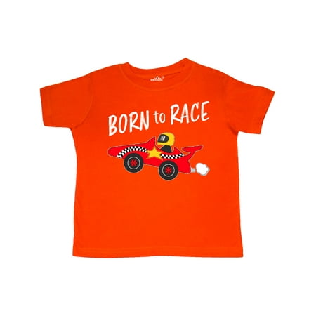 

Inktastic Born to Race- Red Race Car Gift Toddler Boy or Toddler Girl T-Shirt