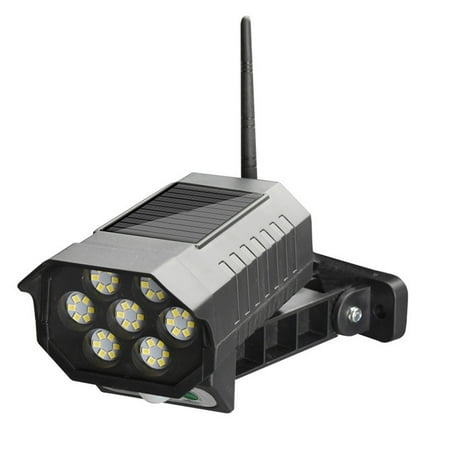 

Tfalo Led Lights Solar Powered Human Sensor Security Fake Dummy Camera With Flashing Led Outdoor Use for Garden & Business