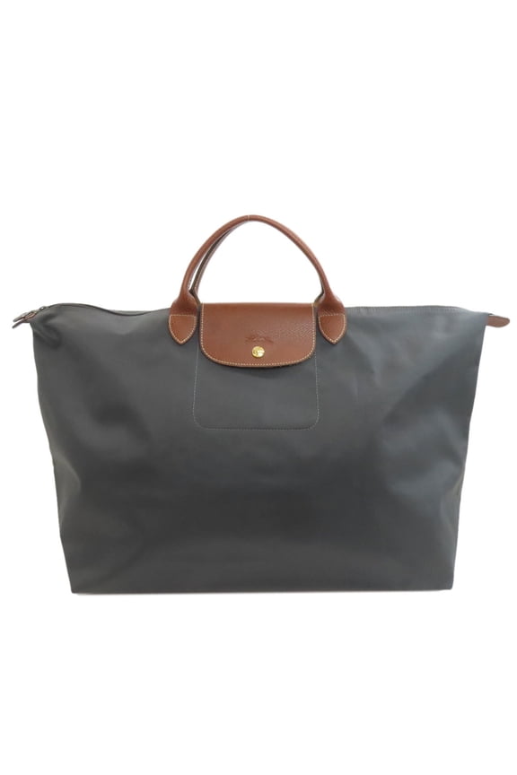 Pre-Owned Longchamp Le Pliage Travel Boston Bag, Nylon, Women's