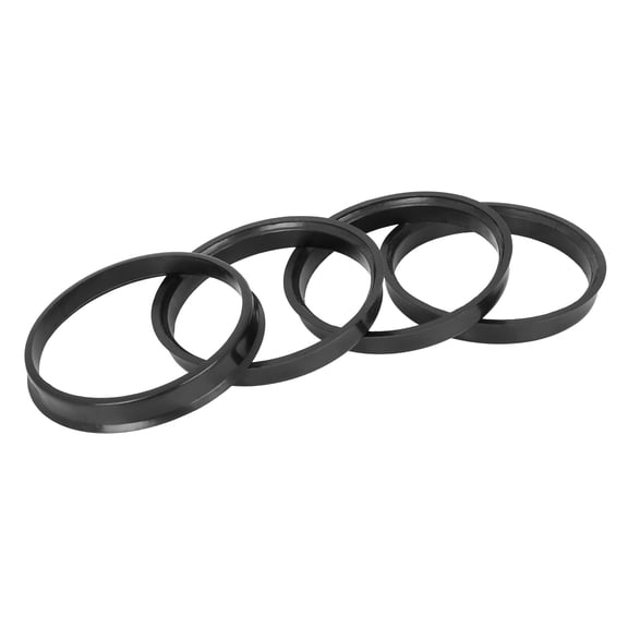 Unique Bargains 4pcs Plastic 72.6mm to 67.1mm Car Hub Centric Rings Wheel Spacer