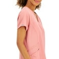 thumbnail image 5 of Hanes ComfortFit Stretch Women's and Women's Plus Vneck Rib Scrub Top, 5 of 5