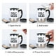 thumbnail image 5 of Taza autoagitadora de 400 ml con tapa Agitación automática Taza de café eléctrica de acero inoxidabl Tomshoo Verde, 5 of 7