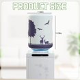 thumbnail image 2 of BAOZOON 5 Gallon Water Dispenser Barrel Cover Dust Protector, Durable Polyester, Grey, Elastic Band, Fits Standard 5 Gallon Water Jugs, Not Water Resistant, 2 of 5