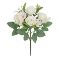 thumbnail image 2 of Taicans Artificial Roses Bouquet,11" Realistic Silk Rose Bush with Green Leaves,Faux Floral Stems for Wedding Bouquets,Centerpieces,Home Decor,Party,Table Arrangements,Indoor Outdoor Use, 2 of 7