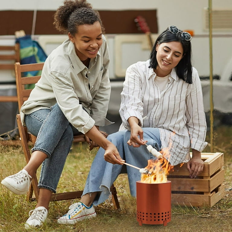 Stove Mesa Tabletop Fire Pit with Stand Low Smoke Outdoor Mini Fire for  Suburbs - Walmart.com