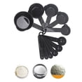 thumbnail image 3 of tazas medidoras de grado alimenticio para cocina, café, azúcar, Negro Baoblaze Cuchara medidora, 3 of 5