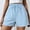 Light Blue, variant on SZJXBUY Linen Pants Women Short Drawstring High Waisted Lightweight Beach Vacation Shorts with Pockets Light Blue,XL
