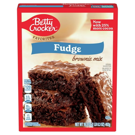 2 Pack - Betty Crocker Favorite Brownie Mix Fudge 16.3 oz Package May Vary