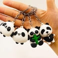 thumbnail image 4 of Giaone Soft Silicone Panda Keychain Pendant Keyring Gift for Friend and Family, 4 of 16