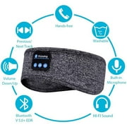 Sleep Headphones Wireless Bluetooth Sports Headphones Headband Earphones with Built-in Speakers for Sleeping, Running, Yoga