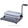 Adjustable 1-21 Hole 200 Sheets Paper Comb Punch Binder Binding Machine Report Documents Office