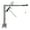 Silver, variant on 1000 LBS Pickup Truck Bed Crane, Heavy Duty Hydraulic Hoist with Manual Winch, 360° Swivel Truck Crane with 4 Adjustable Boom Positions, Portable Hand Crane for Engines, Generators & Construction