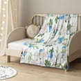 thumbnail image 2 of Matoen Easter Fuzzy Blanket 39.4 x 51.2 Inch Watercolor Floral Bunny Throw Blanket Soft Warm Flower Rabbit Blanket for Spring Home Chair Sofa Couch Bed, 2 of 7
