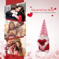 thumbnail image 1 of Muñeca Muñeco de peluche Tomte sueco hecho a mano con corazón Valentine Prop (Heart Male) Ndcxsfigh Nuevos Originales, 1 of 8