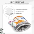 thumbnail image 5 of A Pair Of Heat Insulation And Anti-Perm Gloves 7×11in Thick Anti-Perm Palm With Silicone Piece Lanyard Design Is Easy To Hang Cute Fish, 5 of 8