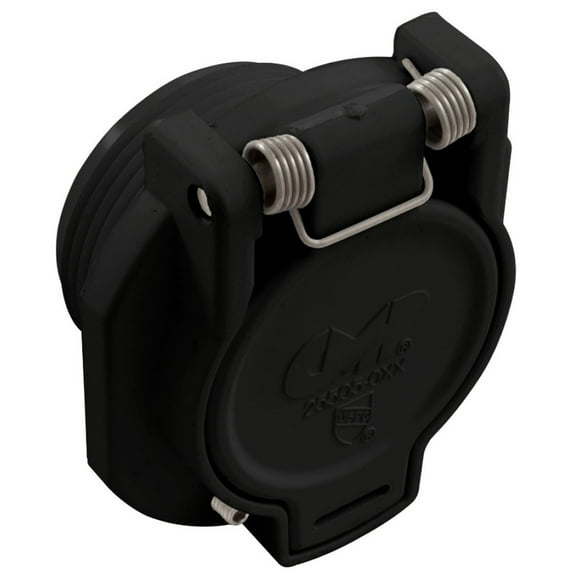 Custom Molded Products 25505-004-000 Vac Lock Cover 1-1/2" MIP - Black