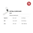 thumbnail image 2 of G-Form Shockwave Fastpitch Elbow Guard - Softball Elbow Guard & Pad with Adjustable Straps - Crimson, Adult L/XL, 2 of 5