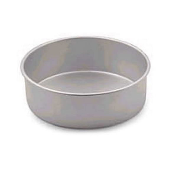 Cake Pan Round Aluminum Straight Sided - 3" high 9"x3"
