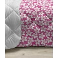 thumbnail image 3 of Paisley Down Alternative Comforter, Ornamental Bohemian Ethnic Leaf Persian Folk Middle Eastern Shabby Flowers, Microfiber Quilt for All Season, 5 Sizes, Charcoal Grey White, by Ambesonne, 3 of 3