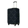 thumbnail image 2 of Haiem Black Fish Scales Luggage Cover,Durable, Washable Suitcase Protector With Anti-Scratch Technology - Keep Your Luggage Looking New Small, 2 of 9