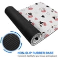 thumbnail image 6 of Long Mouse Pads for Desk,White Cow Heart Pattern Desk Mats on Top Of Desks, Desk Mouse Pad Extra Large with 3mm Non-Slip Base and Stitched Edge for Gaming,Office,Work,Home 31.5"x11.8", 6 of 6